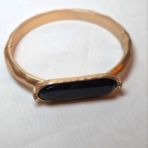 Gold and Black Wearable Bracelet